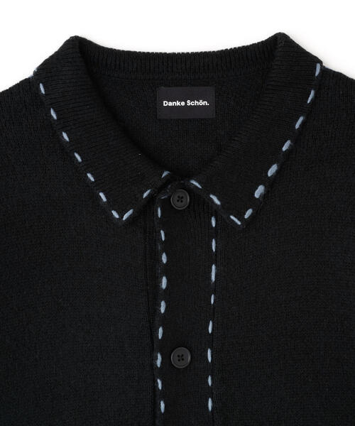 DANKE SCHON(ダンケシェーン)の「【WEB&DEPOT限定】DankeSchon/ダンケシェーン/ST KNIT JACKET(その他アウター・メンズ・ブラック/ベージュ/チャコールグレー・XL/M/L)」の8枚目の写真
