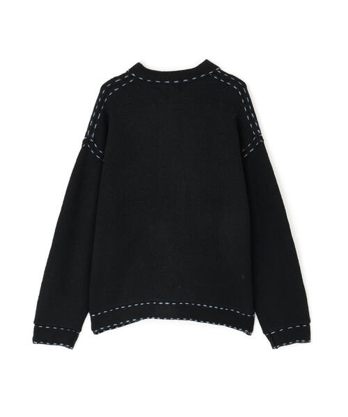 DANKE SCHON(ダンケシェーン)の「【WEB&DEPOT限定】DankeSchon/ダンケシェーン/ST KNIT JACKET(その他アウター・メンズ・ブラック/ベージュ/チャコールグレー・XL/M/L)」の4枚目の写真