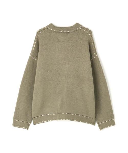 DANKE SCHON(ダンケシェーン)の「【WEB&DEPOT限定】DankeSchon/ダンケシェーン/ST KNIT JACKET(その他アウター・メンズ・ブラック/ベージュ/チャコールグレー・XL/M/L)」の5枚目の写真