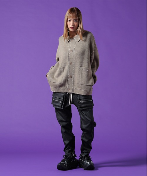 DANKE SCHON(ダンケシェーン)の「【WEB&DEPOT限定】DankeSchon/ダンケシェーン/ST KNIT JACKET(その他アウター・メンズ・ブラック/ベージュ/チャコールグレー・XL/M/L)」の22枚目の写真
