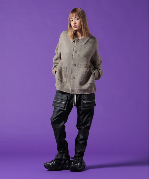 DANKE SCHON(ダンケシェーン)の「【WEB&DEPOT限定】DankeSchon/ダンケシェーン/ST KNIT JACKET(その他アウター・メンズ・ブラック/ベージュ/チャコールグレー・XL/M/L)」の21枚目の写真