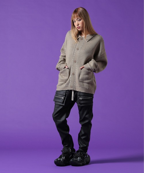 DANKE SCHON(ダンケシェーン)の「【WEB&DEPOT限定】DankeSchon/ダンケシェーン/ST KNIT JACKET(その他アウター・メンズ・ブラック/ベージュ/チャコールグレー・XL/M/L)」の19枚目の写真