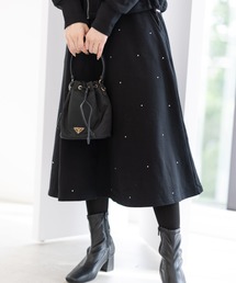 Neige（ネージュ）の「ラインストーンミストスカート（スカート）」