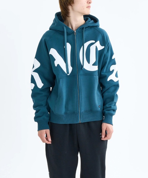 RVCA（ルーカ）の「RVCA メンズ WORLD WIDE ZIP HD パーカー 【2025年秋冬モデル】/ルーカジップアップパーカー・フーディー（パーカー・メンズ・グリーン系その他/ベージュ/ブラック/オフホワイト・X-LARGE/SMALL/LARGE/MEDIUM）」の4枚目の写真