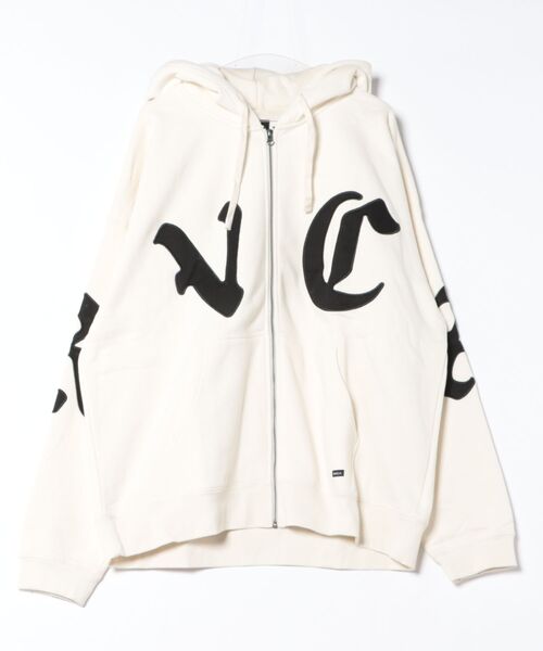 RVCA（ルーカ）の「RVCA メンズ WORLD WIDE ZIP HD パーカー 【2025年秋冬モデル】/ルーカジップアップパーカー・フーディー（パーカー・メンズ・グリーン系その他/ベージュ/ブラック/オフホワイト・X-LARGE/SMALL/LARGE/MEDIUM）」の5枚目の写真