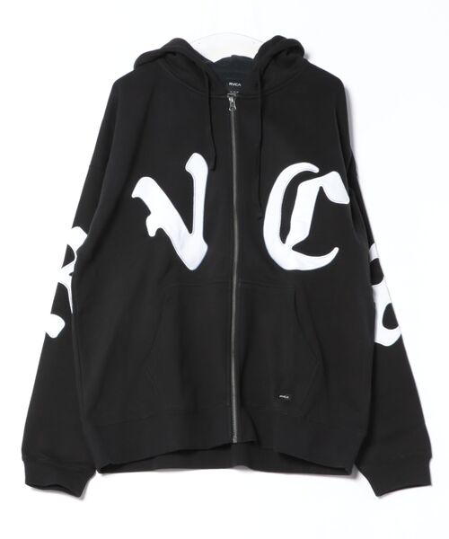 RVCA（ルーカ）の「RVCA メンズ WORLD WIDE ZIP HD パーカー 【2025年秋冬モデル】/ルーカジップアップパーカー・フーディー（パーカー・メンズ・グリーン系その他/ベージュ/ブラック/オフホワイト・X-LARGE/SMALL/LARGE/MEDIUM）」の6枚目の写真