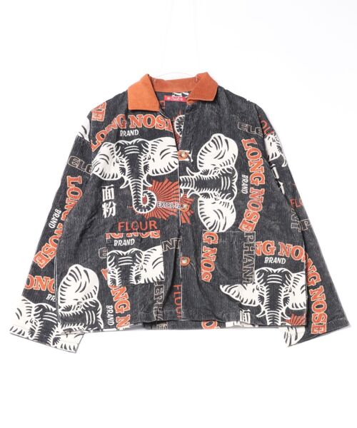チャイハネ（チャイハネ）の「【チャイハネ】レトパケコーデュロイシャツ（シャツ/ブラウス・レディース・イエロー/ベージュ/ブラック・FREE）」の2枚目の写真