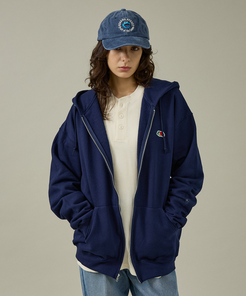 FRUIT OF THE LOOM(フルーツオブザルーム)の「【FRUIT OF THE LOOM】PRINTZIP HOODIE2/ユニセックス【WEB限定】(パーカー・メンズ・ネイビー/グレー/ブラック・M/L/XL)」の3枚目の写真