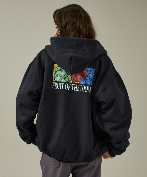FRUIT OF THE LOOM(フルーツオブザルーム)の「【FRUIT OF THE LOOM】PRINTZIP HOODIE2/ユニセックス【WEB限定】(パーカー・メンズ・ネイビー/グレー/ブラック・M/L/XL)」の22枚目の写真