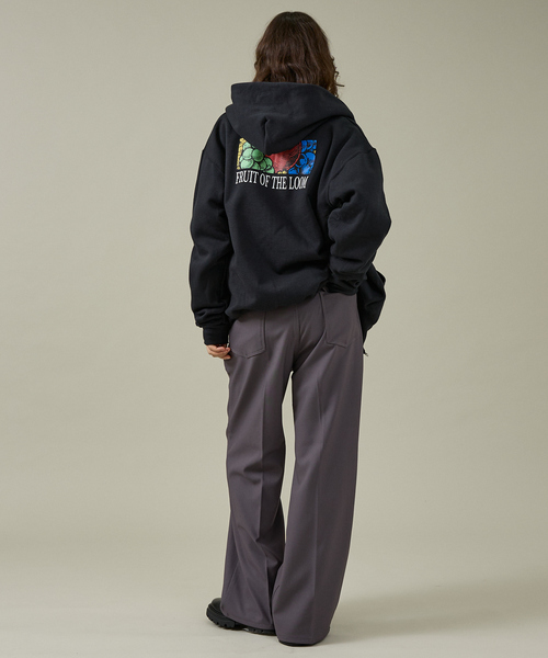 FRUIT OF THE LOOM(フルーツオブザルーム)の「【FRUIT OF THE LOOM】PRINTZIP HOODIE2/ユニセックス【WEB限定】(パーカー・メンズ・ネイビー/グレー/ブラック・M/L/XL)」の19枚目の写真