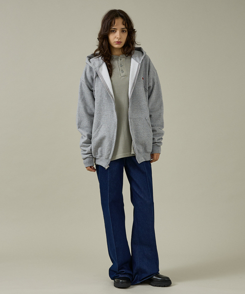 FRUIT OF THE LOOM(フルーツオブザルーム)の「【FRUIT OF THE LOOM】PRINTZIP HOODIE2/ユニセックス【WEB限定】(パーカー・メンズ・ネイビー/グレー/ブラック・M/L/XL)」の16枚目の写真