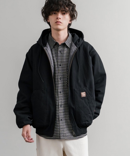 KRIFF MAYER(クリフメイヤー)の「KRIFF MAYER クリフメイヤー ヘビーデューティーフードジャケット/オーバーサイズフルジップパーカー 2525102(その他アウター・メンズ・ナチュラル/ブラック/ブラウン/カーキ/ネイビー・M/L/XL)」の22枚目の写真