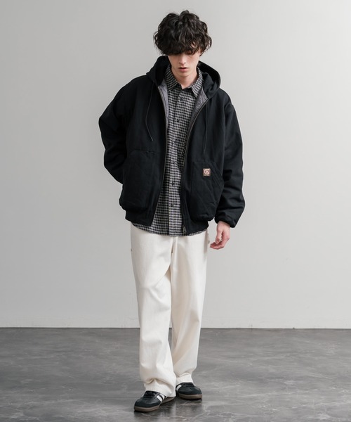 KRIFF MAYER(クリフメイヤー)の「KRIFF MAYER クリフメイヤー ヘビーデューティーフードジャケット/オーバーサイズフルジップパーカー 2525102(その他アウター・メンズ・ナチュラル/ブラック/ブラウン/カーキ/ネイビー・M/L/XL)」の20枚目の写真