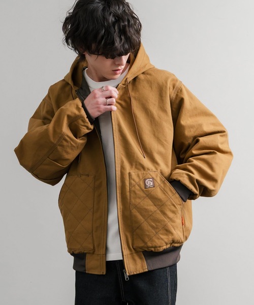 KRIFF MAYER(クリフメイヤー)の「KRIFF MAYER クリフメイヤー ヘビーデューティーフードジャケット/オーバーサイズフルジップパーカー 2525102(その他アウター・メンズ・ナチュラル/ブラック/ブラウン/カーキ/ネイビー・M/L/XL)」の16枚目の写真