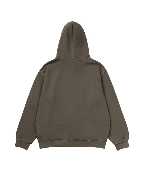 GAKKAI UNIONS(ガッカイユニオンズ)の「本刺繍ピグメントフードパーカーカーキモカ(パーカー・レディース・その他・SMALL/MEDIUM/LARGE/X-LARGE)」の3枚目の写真