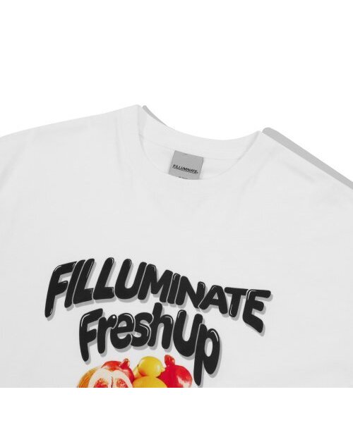 F.ILLUMINATE（フィルミネイト）の「オーバーサイズフルーティジTシャツ-ホワイト（Tシャツ/カットソー・レディース・その他・MEDIUM/X-LARGE/LARGE）」の3枚目の写真