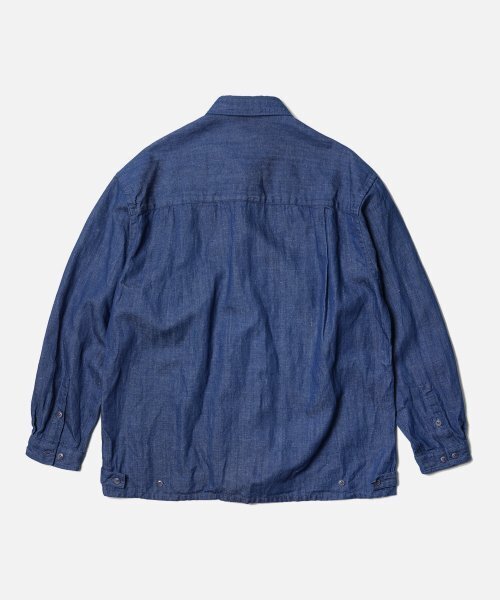 FRIZMWORKS(フリズムワークス)の「DENIM TRUCKER OVERSIZED SHIRT _ BLUE(シャツ/ブラウス・メンズ・その他・MEDIUM/LARGE)」の2枚目の写真