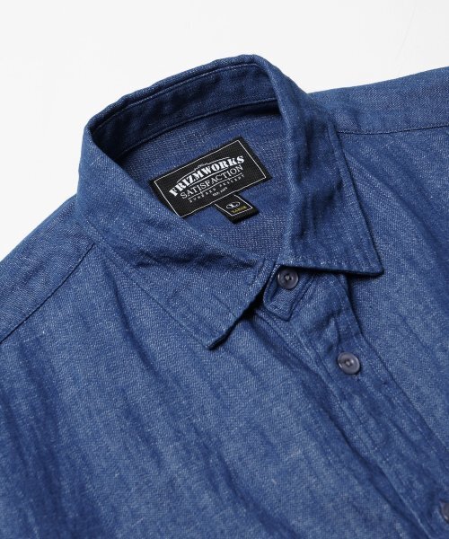 FRIZMWORKS(フリズムワークス)の「DENIM TRUCKER OVERSIZED SHIRT _ BLUE(シャツ/ブラウス・メンズ・その他・MEDIUM/LARGE)」の3枚目の写真