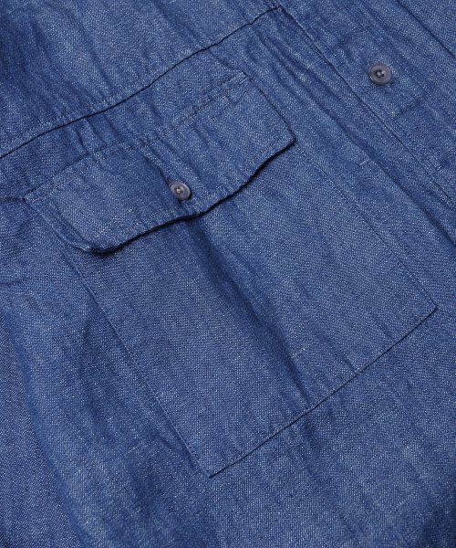 FRIZMWORKS(フリズムワークス)の「DENIM TRUCKER OVERSIZED SHIRT _ BLUE(シャツ/ブラウス・メンズ・その他・MEDIUM/LARGE)」の4枚目の写真