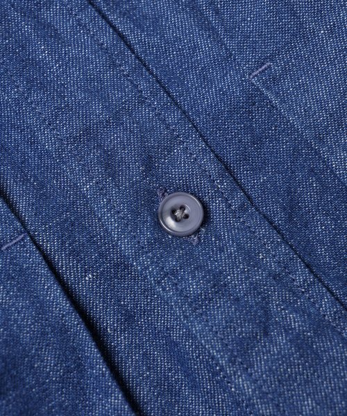 FRIZMWORKS(フリズムワークス)の「DENIM TRUCKER OVERSIZED SHIRT _ BLUE(シャツ/ブラウス・メンズ・その他・MEDIUM/LARGE)」の5枚目の写真
