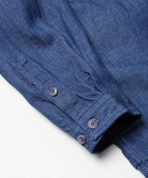FRIZMWORKS(フリズムワークス)の「DENIM TRUCKER OVERSIZED SHIRT _ BLUE(シャツ/ブラウス・メンズ・その他・MEDIUM/LARGE)」の6枚目の写真