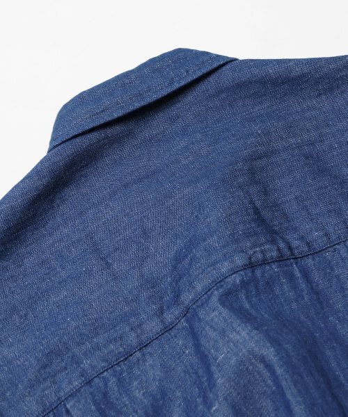 FRIZMWORKS(フリズムワークス)の「DENIM TRUCKER OVERSIZED SHIRT _ BLUE(シャツ/ブラウス・メンズ・その他・MEDIUM/LARGE)」の7枚目の写真