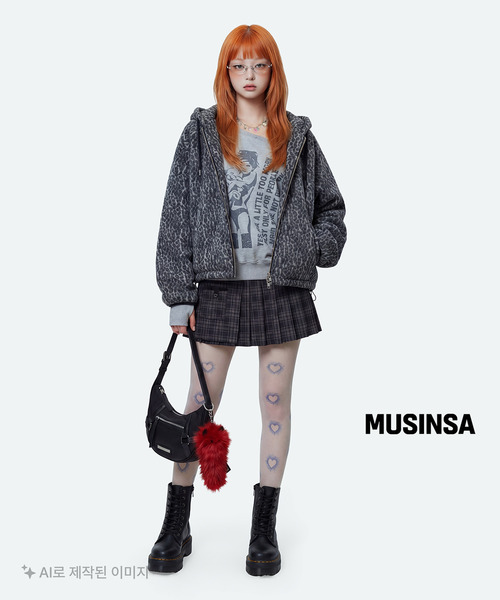 Miseki SEOUL(ミセキソウル)の「Pocket layered check skirt BLACK(スカート・レディース・その他・1/2)」の3枚目の写真