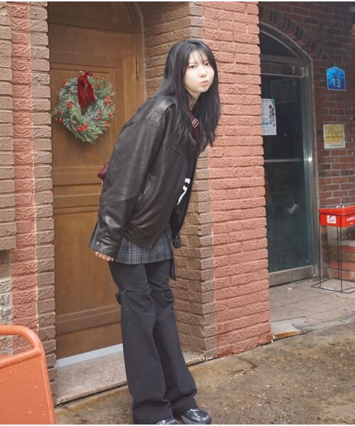 Miseki SEOUL(ミセキソウル)の「Pocket layered check skirt BLACK(スカート・レディース・その他・1/2)」の6枚目の写真