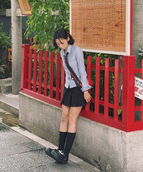 Miseki SEOUL(ミセキソウル)の「Pocket layered check skirt BLACK(スカート・レディース・その他・1/2)」の16枚目の写真