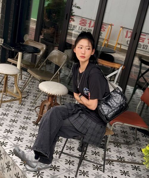 Miseki SEOUL(ミセキソウル)の「Pocket layered check skirt BLACK(スカート・レディース・その他・1/2)」の17枚目の写真