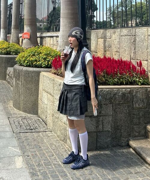 Miseki SEOUL(ミセキソウル)の「Pocket layered check skirt BLACK(スカート・レディース・その他・1/2)」の19枚目の写真