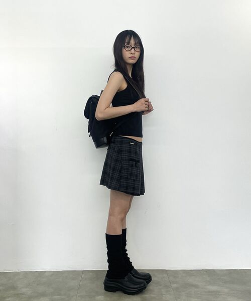 Miseki SEOUL(ミセキソウル)の「Pocket layered check skirt BLACK(スカート・レディース・その他・1/2)」の22枚目の写真