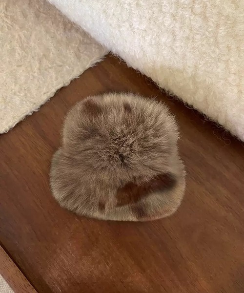 WESTSEA（ウエストシー）の「フェイクファー ヘアクリップ ミニ（バレッタ/ヘアクリップ・レディース・ベージュ/ホワイト/ブラウン/アイボリー・FREE）」の14枚目の写真