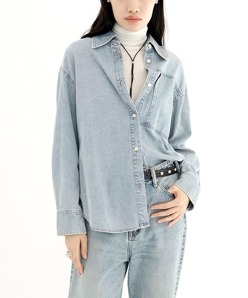 セール】COMPACT DENIM SHIRTS（シャツ/ブラウス）｜CLANE（クラネ）の