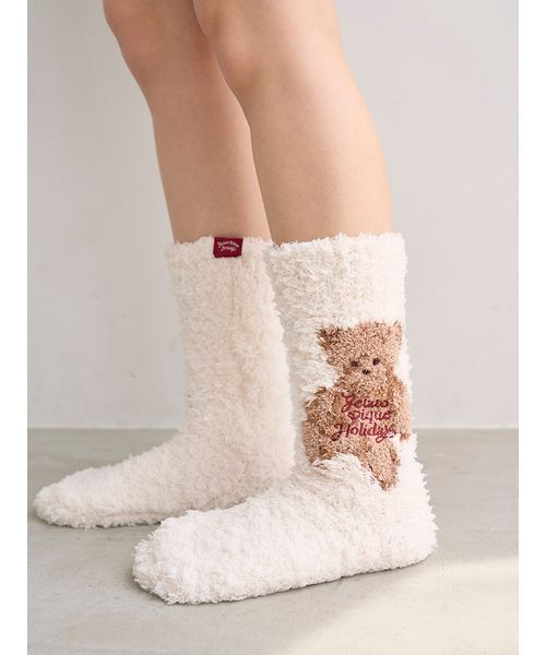 セール】【HOLIDAY】ジェラートスノーベアジャガードソックス（その他