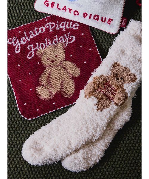 セール】【HOLIDAY】ジェラートスノーベアジャガードソックス（その他