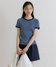 stripe linger t-shirts-blue/navy