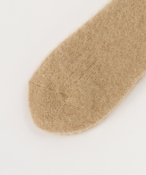 plage（プラージュ）の「MARCOMONDE / マルコモンド MOHAIR ソックス（ソックス/靴下・レディース・ホワイト/ベージュ/スミクロ・FREE）」の6枚目の写真