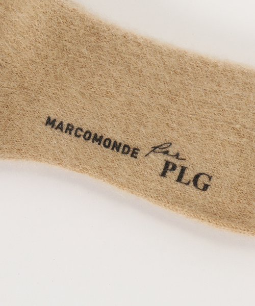 plage（プラージュ）の「MARCOMONDE / マルコモンド MOHAIR ソックス（ソックス/靴下・レディース・ホワイト/ベージュ/スミクロ・FREE）」の7枚目の写真