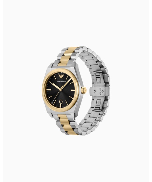 EMPORIO ARMANI(エンポリオアルマーニ)の「【エンポリオ アルマーニ】 3針デイトウォッチ ツートーンステンレススチール(アナログ腕時計・メンズ・その他1・FREE)」の2枚目の写真