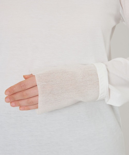 BABYLONE（バビロン）の「チュールレイヤードロンＴ（Tシャツ/カットソー・レディース・ブラック/ホワイト・フリー）」の21枚目の写真