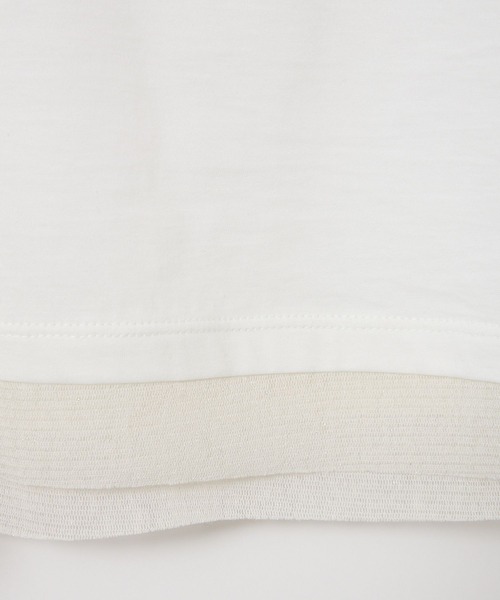 BABYLONE（バビロン）の「チュールレイヤードロンＴ（Tシャツ/カットソー・レディース・ブラック/ホワイト・フリー）」の22枚目の写真