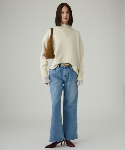 BABYLONE（バビロン）の「チュールレイヤードロンＴ（Tシャツ/カットソー・レディース・ブラック/ホワイト・フリー）」の9枚目の写真