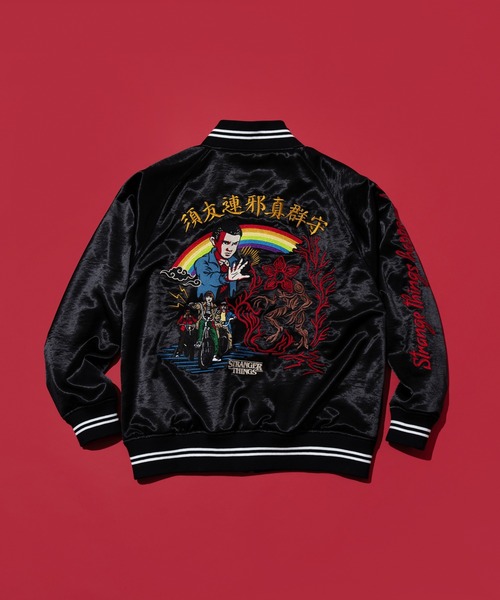 .ENDRECHERI.(エンドリケリー)の「須友連邪真群守 SUKAJAN(スカジャン・メンズ・ブラック・M/L)」の2枚目の写真