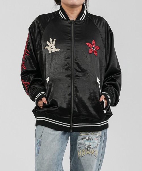 .ENDRECHERI.(エンドリケリー)の「須友連邪真群守 SUKAJAN(スカジャン・メンズ・ブラック・M/L)」の7枚目の写真