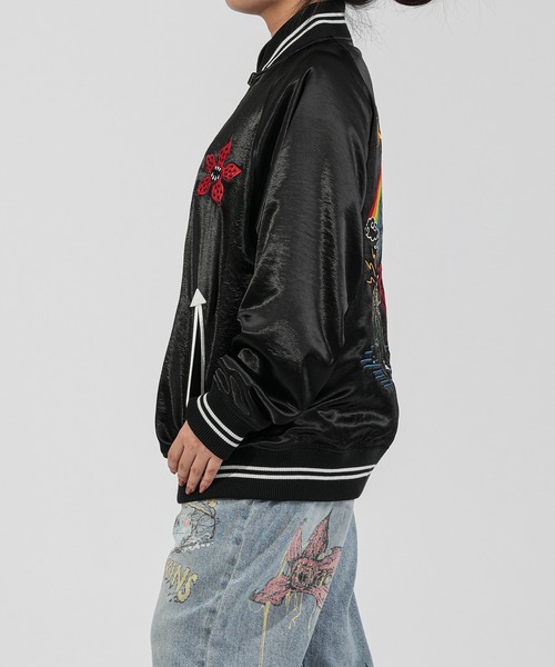 .ENDRECHERI.(エンドリケリー)の「須友連邪真群守 SUKAJAN(スカジャン・メンズ・ブラック・M/L)」の8枚目の写真