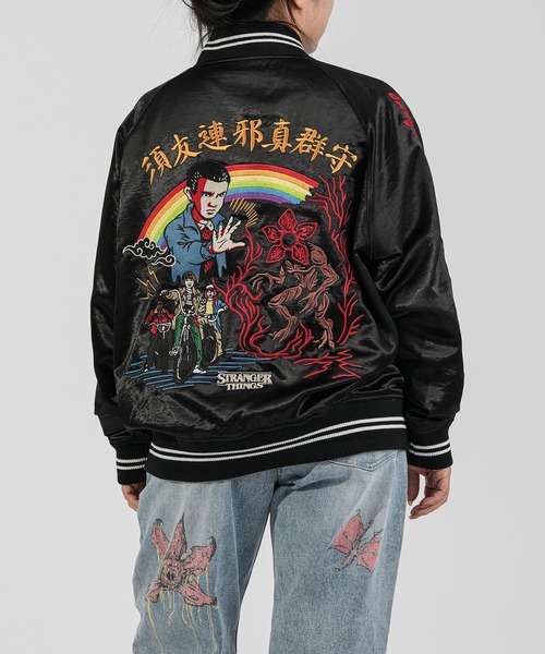 .ENDRECHERI.(エンドリケリー)の「須友連邪真群守 SUKAJAN(スカジャン・メンズ・ブラック・M/L)」の9枚目の写真