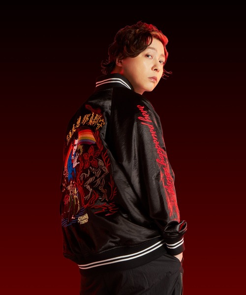 .ENDRECHERI.(エンドリケリー)の「須友連邪真群守 SUKAJAN(スカジャン・メンズ・ブラック・M/L)」の13枚目の写真