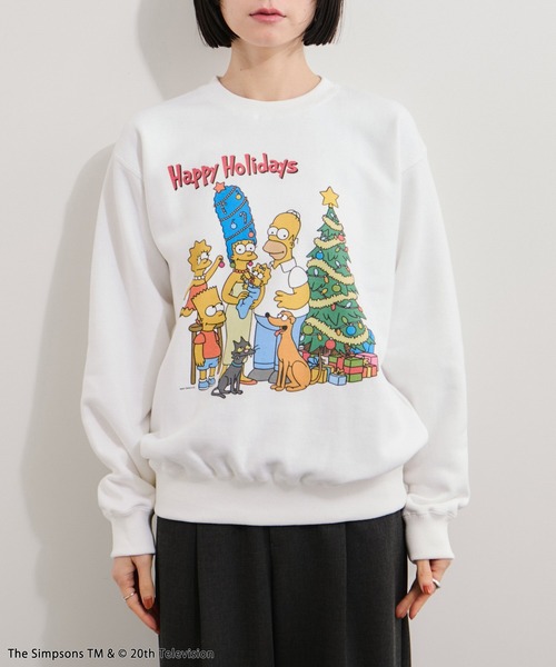 GOOD ROCK SPEED（グッドロックスピード）の「【GOOD ROCK SPEED/グッドロックスピード】The Simpsons Sweatshirt/ザ・シンプソンズ（スウェット・レディース・ホワイト系・FREE）」の5枚目の写真