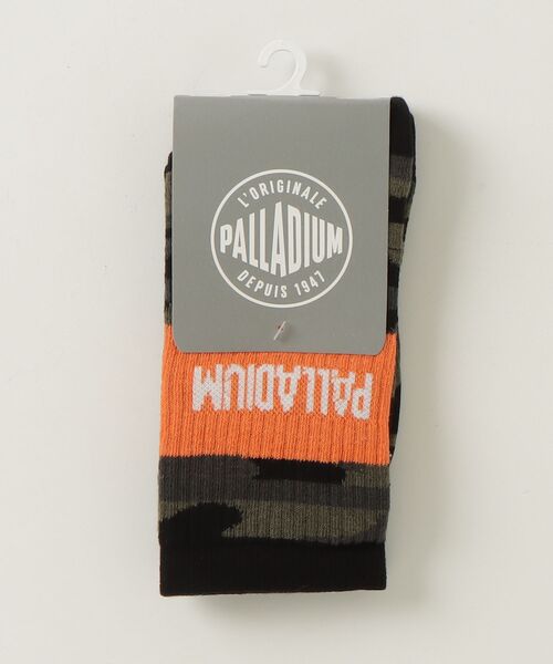 PALLADIUM（パラディウム）の「PALLADIUM/パラディウム CAMO MID SOCKS 02（ソックス/靴下・メンズ・ブラック/カーキ・M(24-26)/L(27-29)）」の2枚目の写真